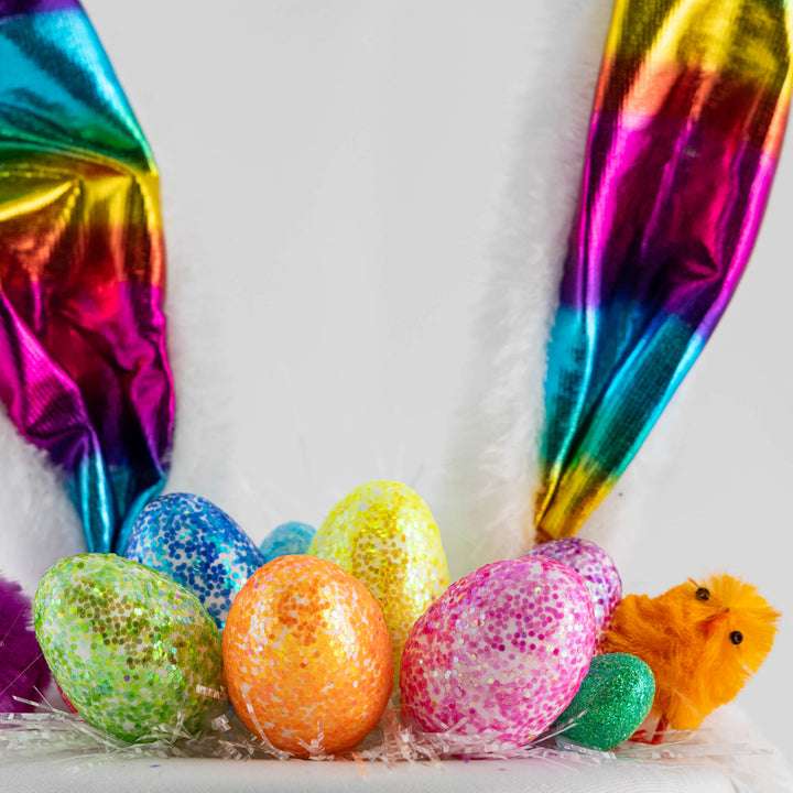 Handmade Rainbow Bunny Easter Hat