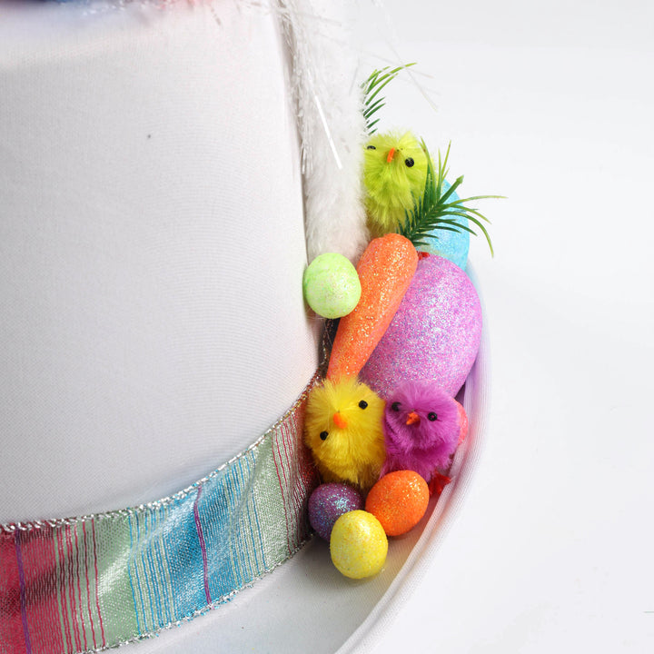 Handmade Rainbow Bunny Easter Hat