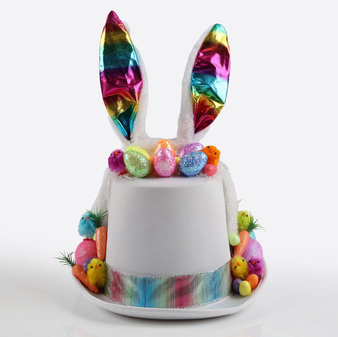 Handmade Rainbow Bunny Easter Hat