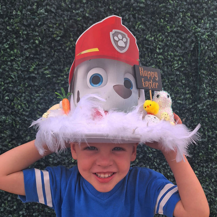 Handmade White Marshall Easter Hat