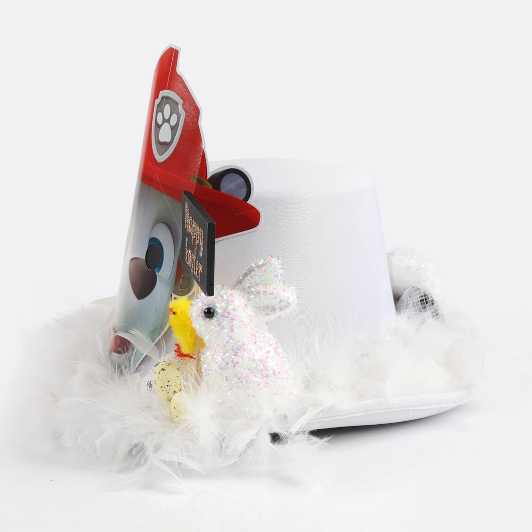 Handmade White Marshall Easter Hat