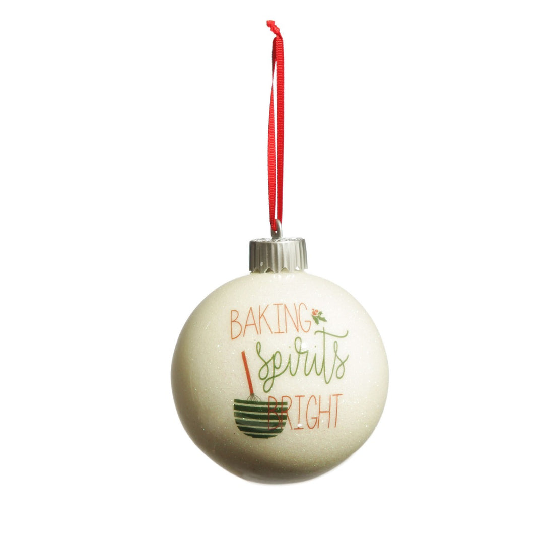 Happy Holiday Lightup Baubles - Set of 4
