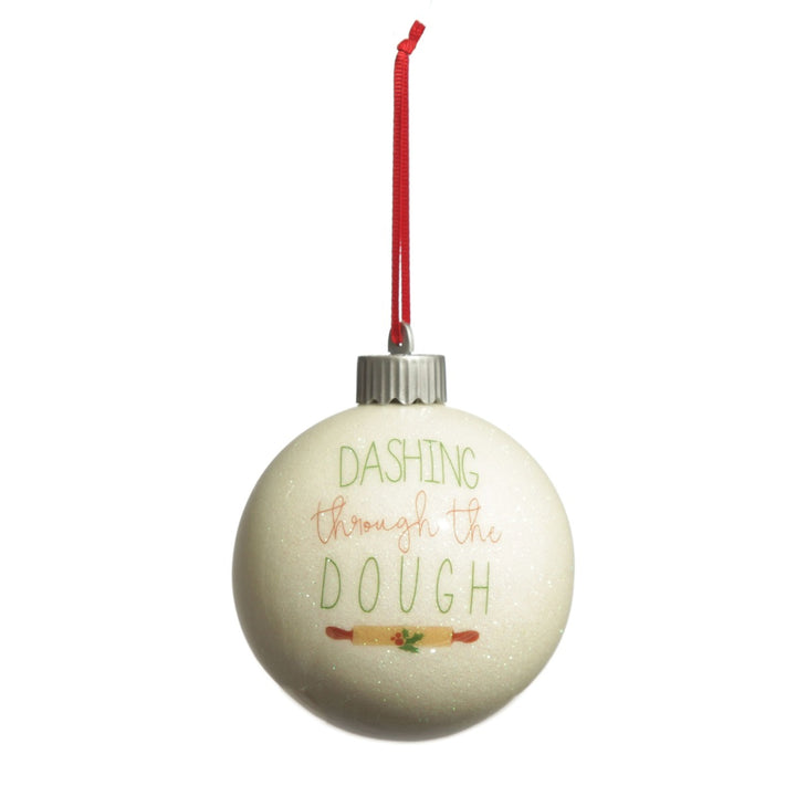 Happy Holiday Lightup Baubles - Set of 4