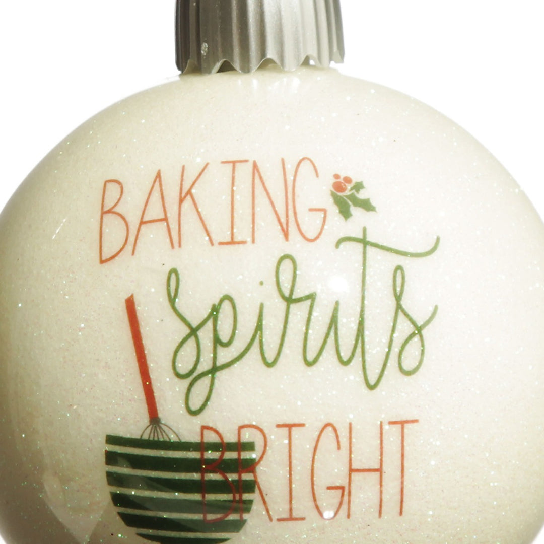 Happy Holiday Lightup Baubles - Set of 4