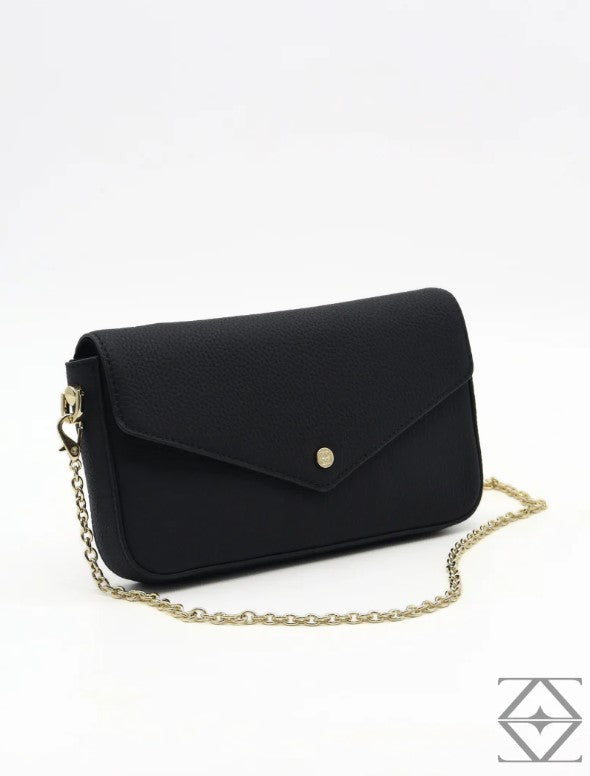 Florence Genuine Leather Pouch - Black