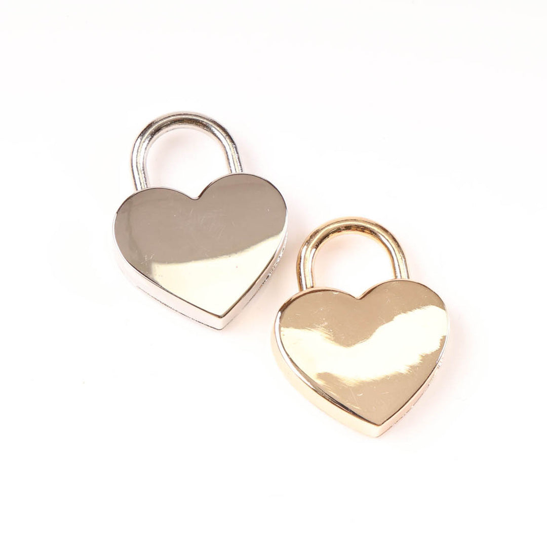 Gold Love Heart Wishing Well Lock and Key