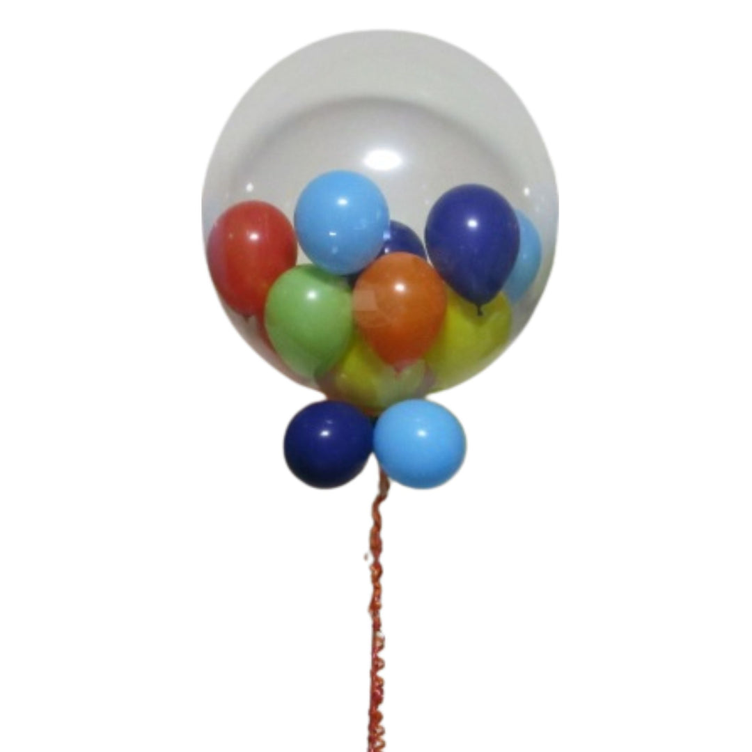 Helium Bobo Balloons - Gumball Balloon Arrangement
