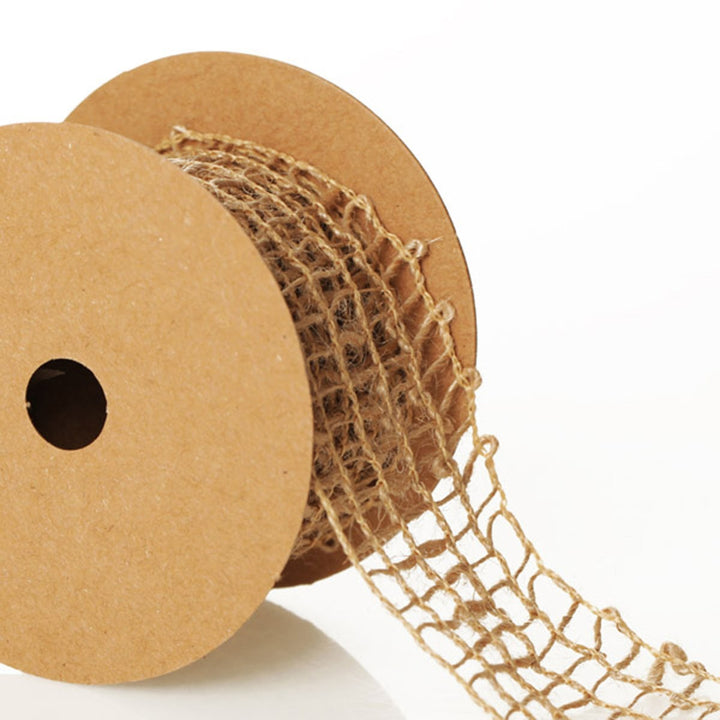 Natural Jute Loose Weave Ribbon - Design A Net