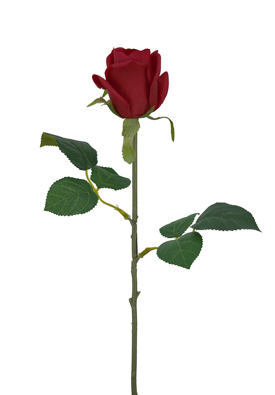 Real Touch Valentines Rose - Red 37cm
