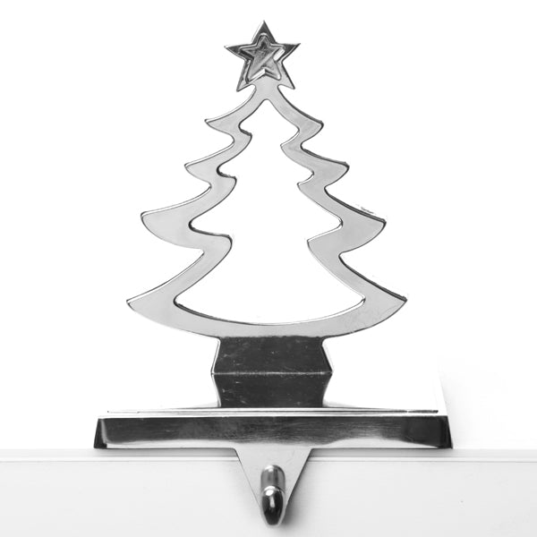 Hollow Chrome Tree Stocking Hanger