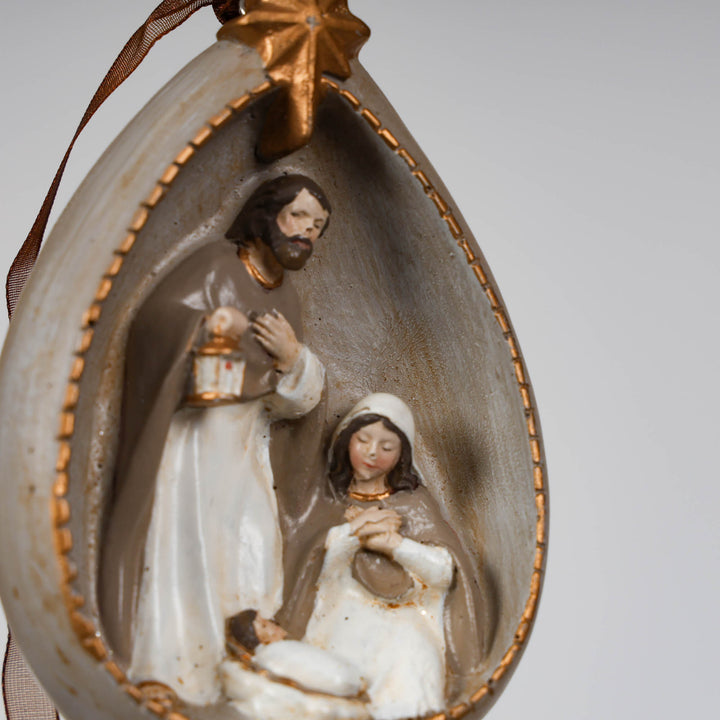 Holy Family Nativity Scene Tree Decoration 11cm (H)