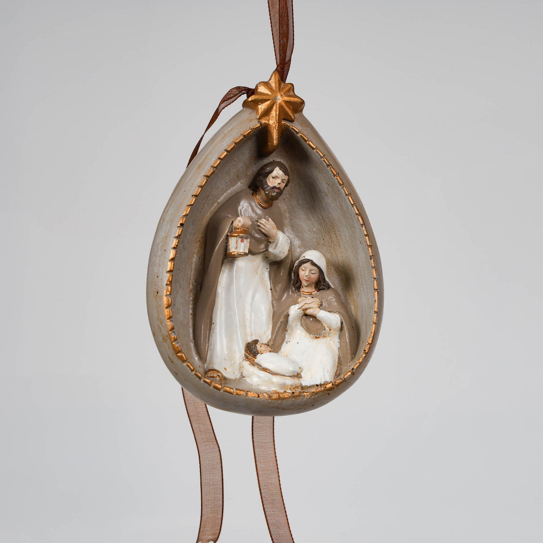 Holy Family Nativity Scene Tree Decoration 11cm (H)
