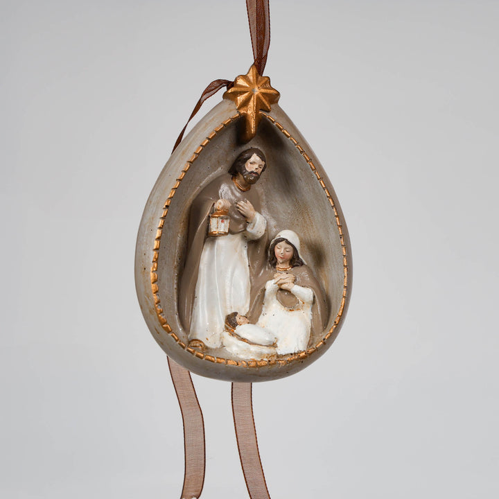 Holy Family Nativity Scene Tree Decoration 11cm (H)