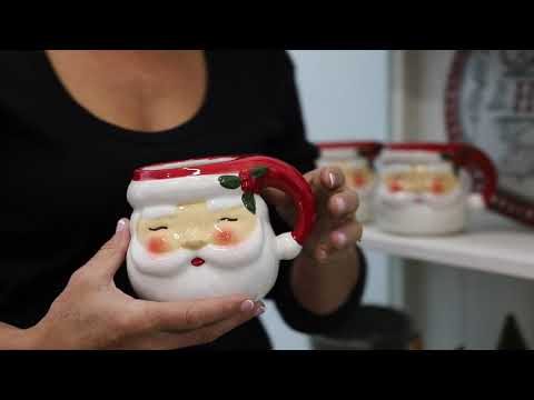 Retro Santa Christmas Mug