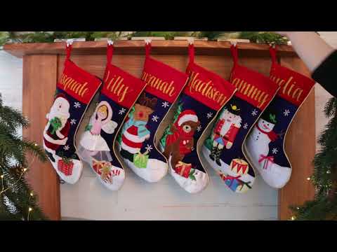 Personalised Reindeer Christmas Stocking