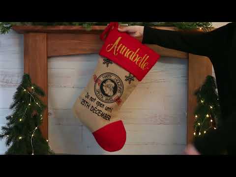 Jumbo Burlap Stocking
