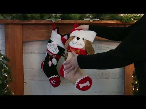 Personalised Fun Dog Christmas Stocking