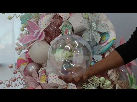 White Jumbo Shatterproof Christmas Bauble Decoration