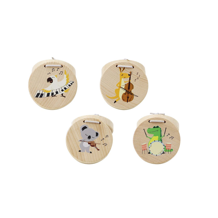 Wooden Australian Animal Castanets