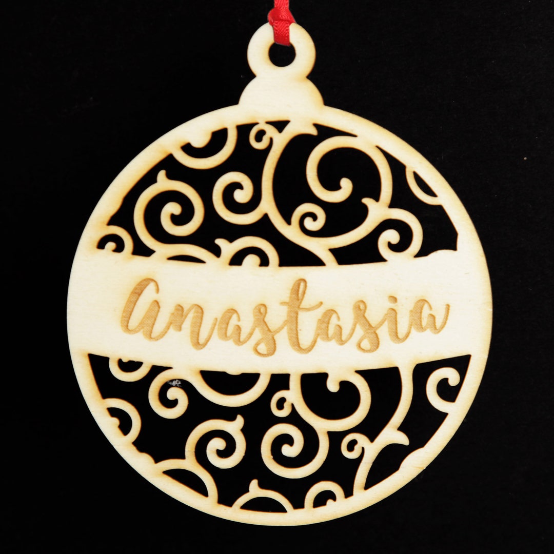 Cutout Bauble decoration detail