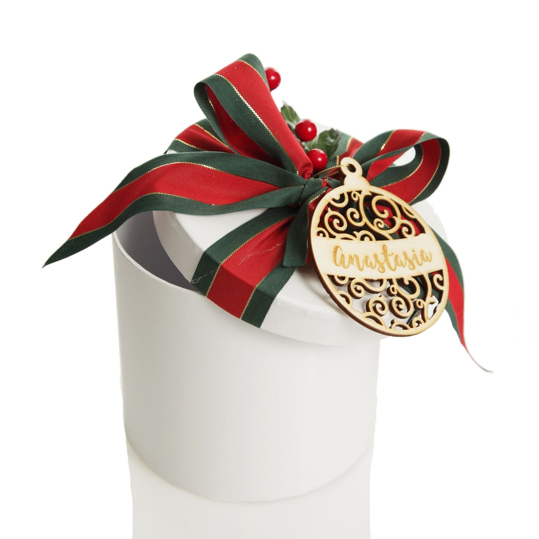 Cutout Bauble decoration, back view
