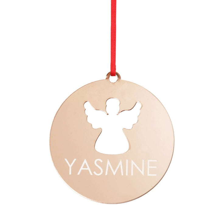 Personalised Angel cutout Christmas decoration