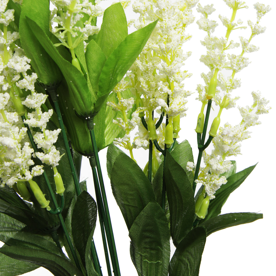White Star Bush Flower Spray detail