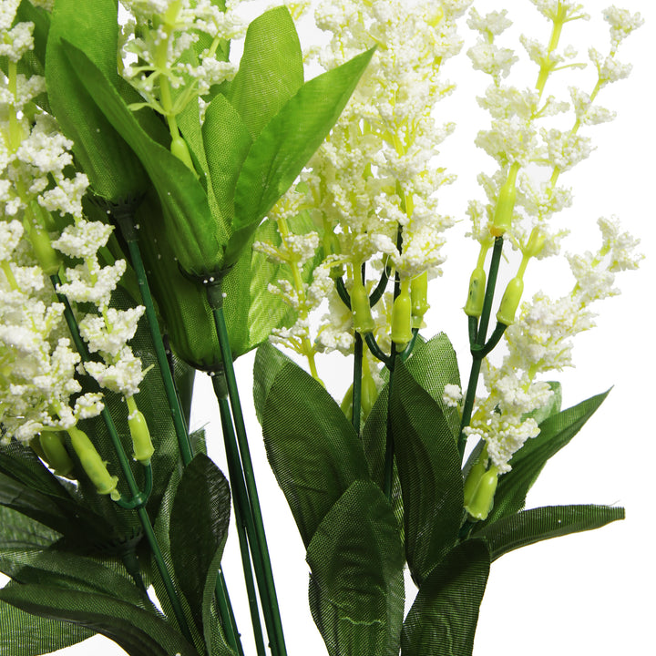 White Star Bush Flower Spray detail
