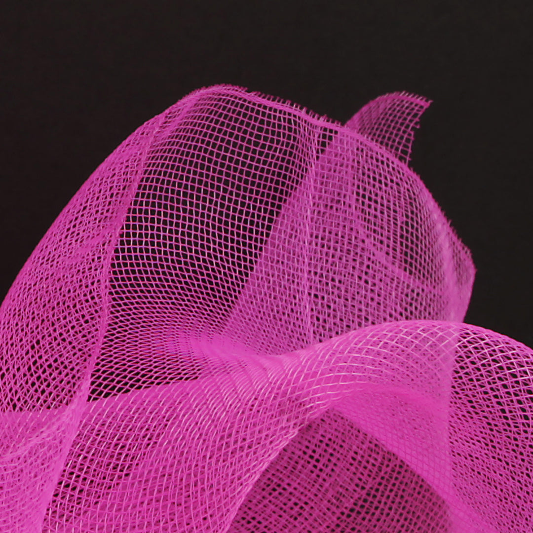 Wide Bright Pink Decomesh Roll 