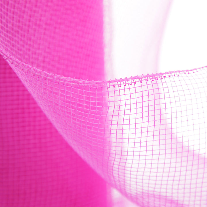 Wide Bright Pink Decomesh Roll 