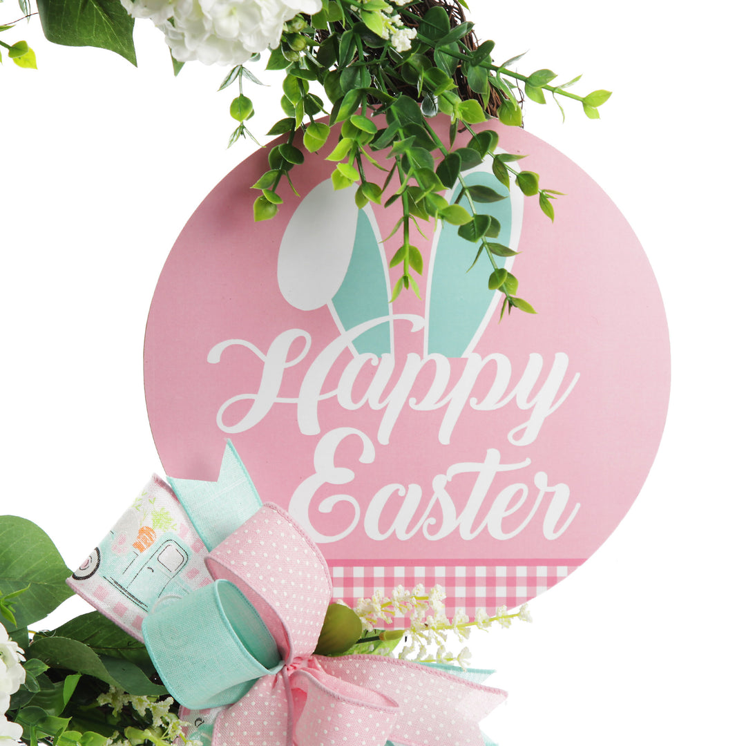 Pastel Happy Easter Wreath