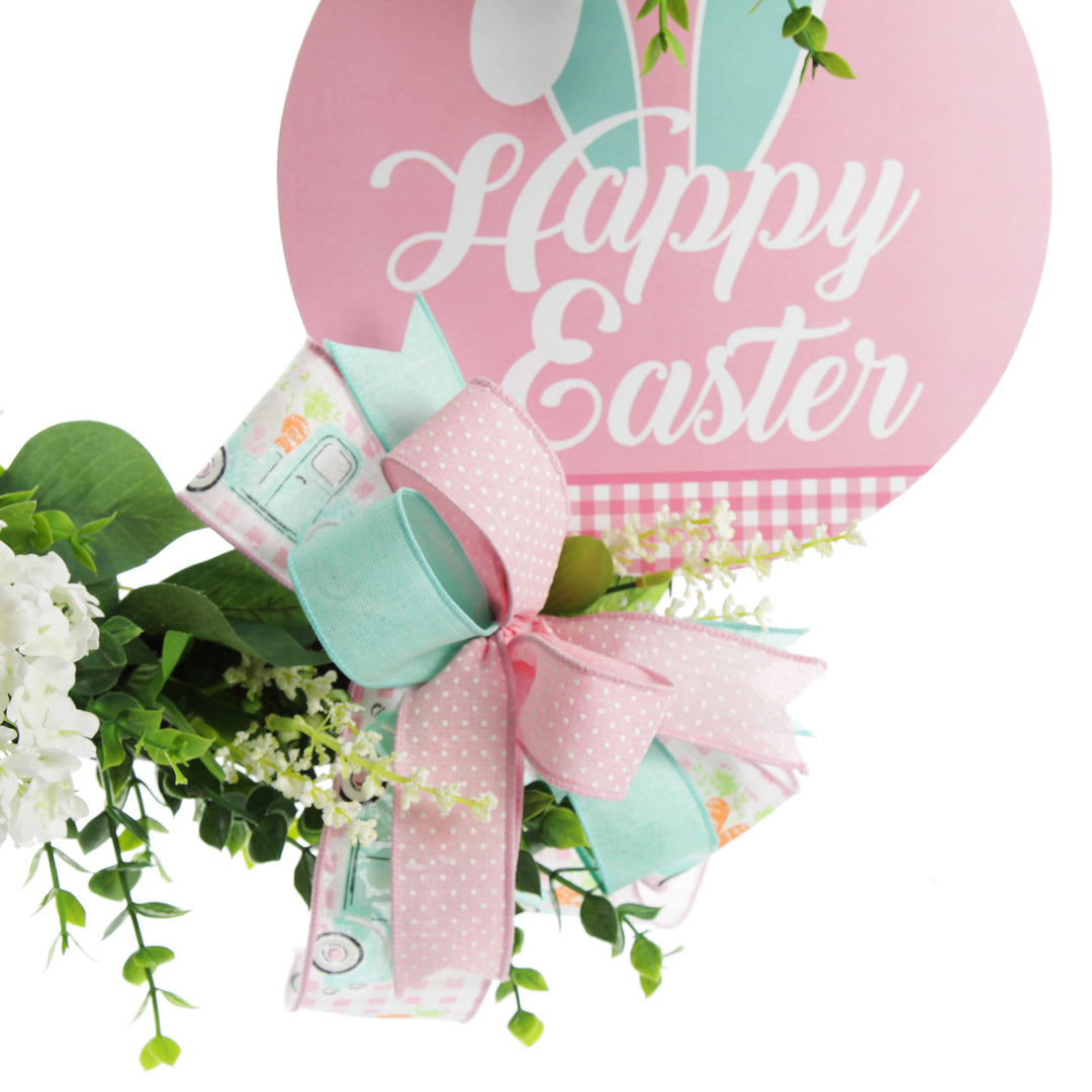 Pastel Happy Easter Wreath
