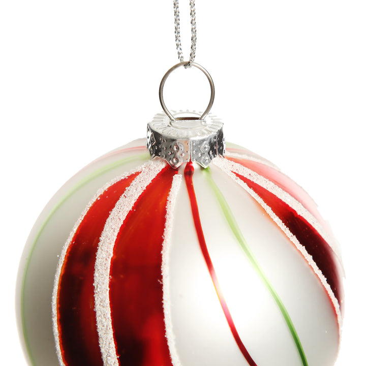 Red and White Peppermint Lollipop Tree Decoration