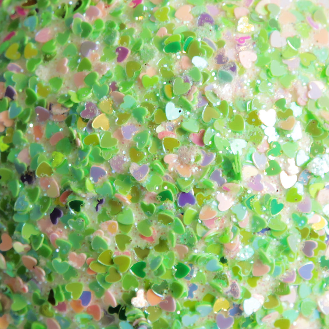 Iridescent Mint Green Sequin Christmas Ball