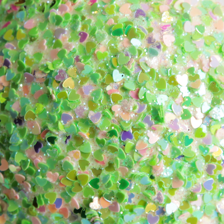 Iridescent Mint Green Sequin Christmas Ball
