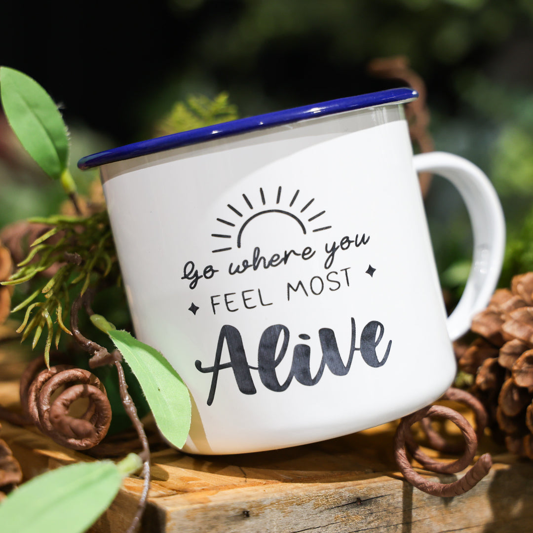 Personalised Etched - Alive Extra Large Mug