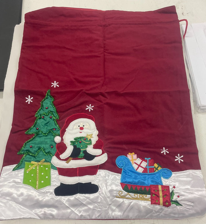 Dark Red Santa Sack SECOND