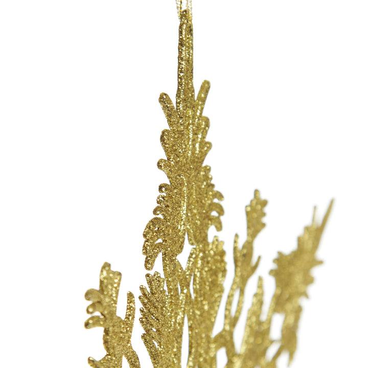 Intricate Gold Hanging Snowflake Decoration