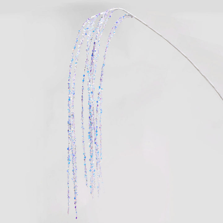 Iridescent Sequin Weeping Spray