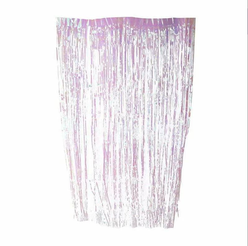 Iridescent Fringe Curtain
