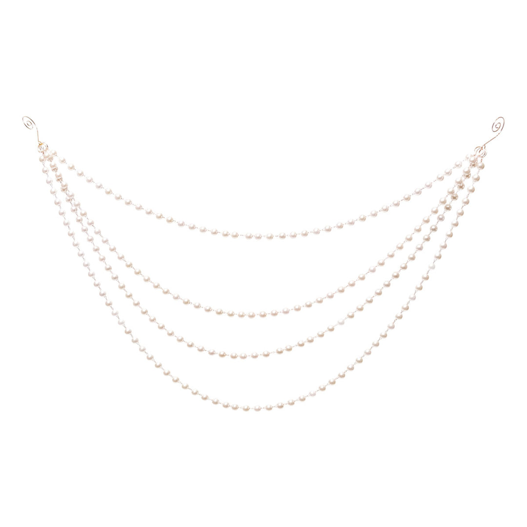 Ivory Pearl Swag Garland - 60cmL