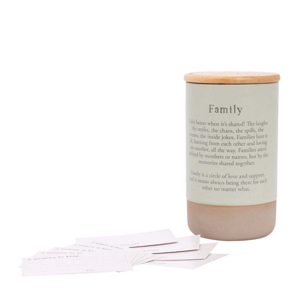 Jar of Family Memoires - Heartfelt