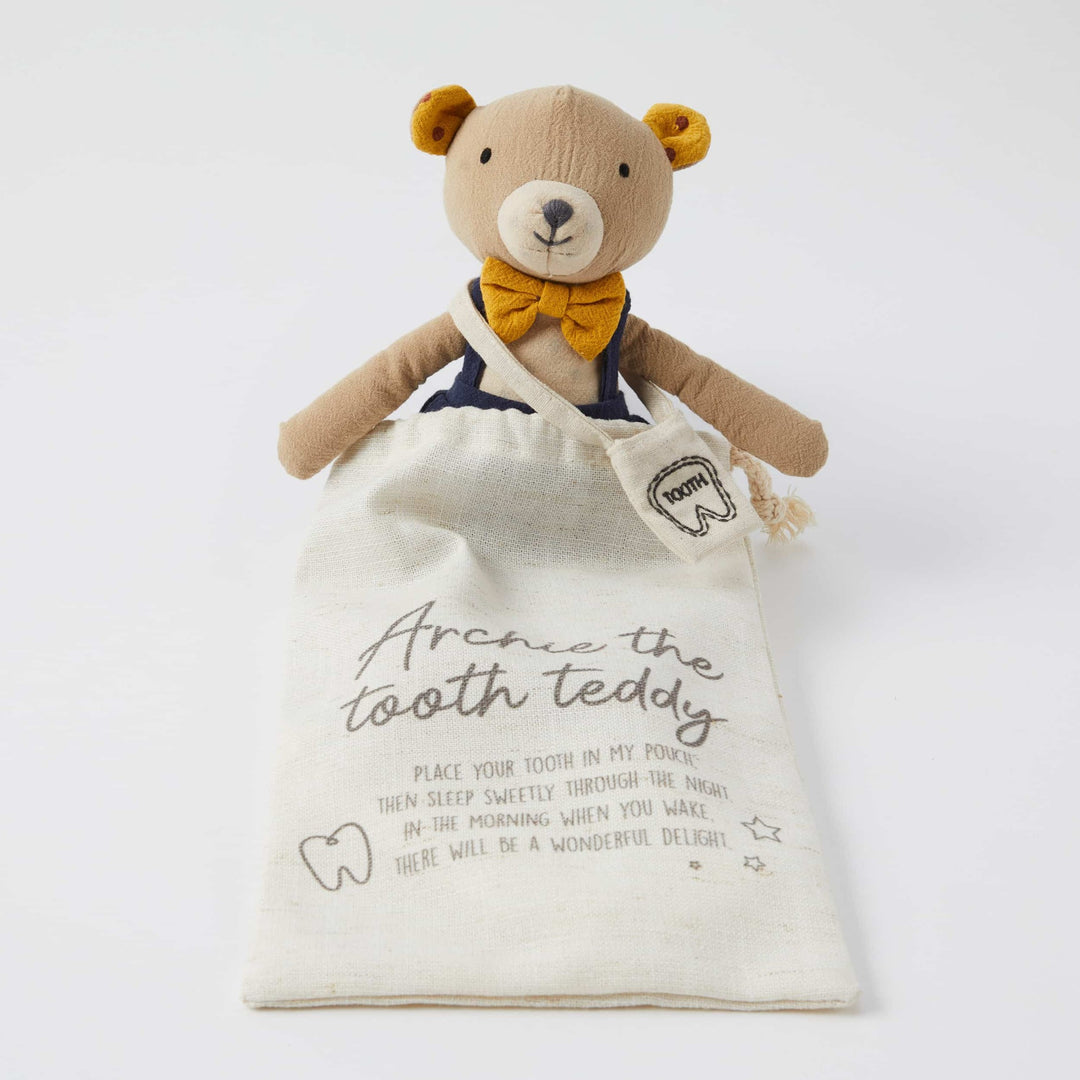 Archie the Tooth Teddy Plush Toy