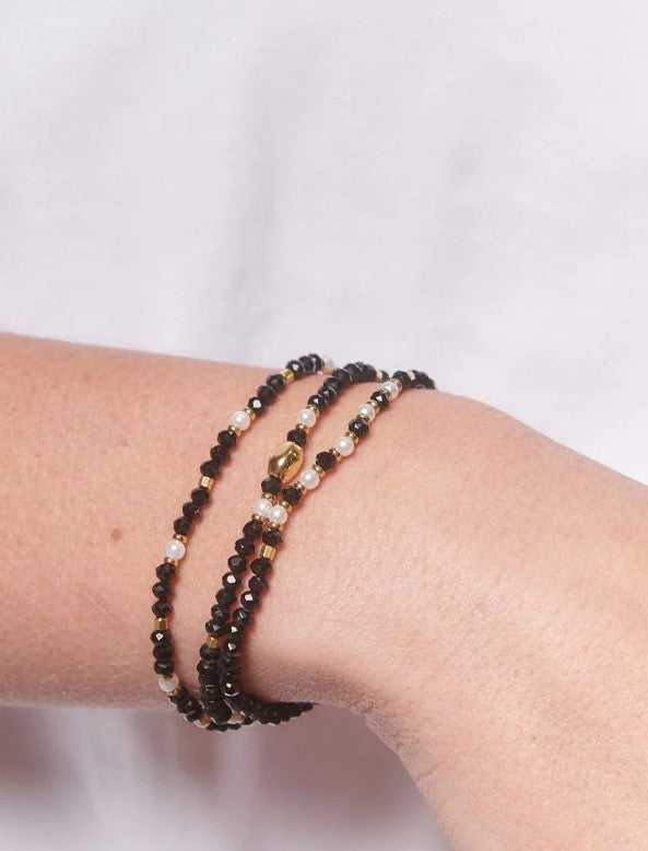 Jet Bracelet Set