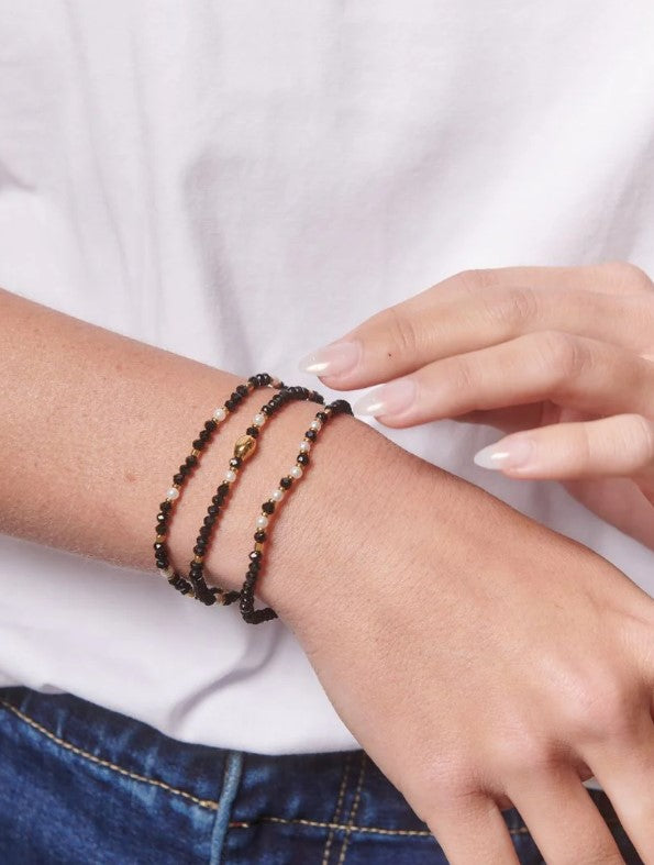 Jet Bracelet Set