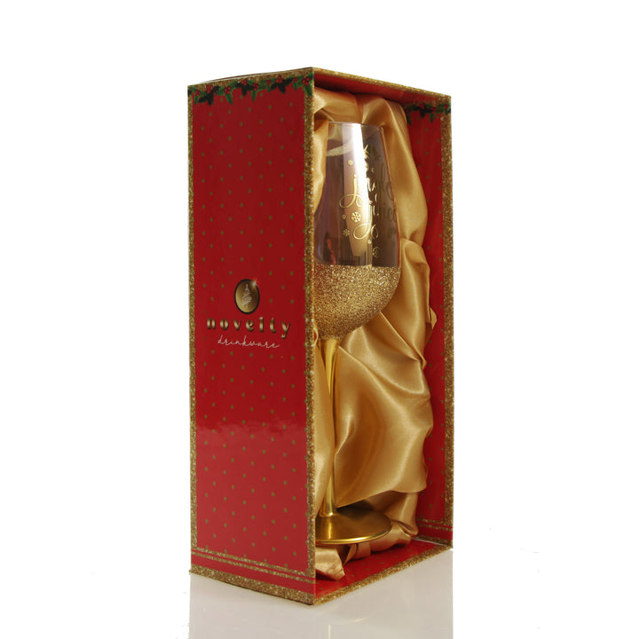 Jingle Juice Christmas Wine Glass