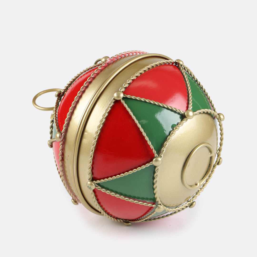 Jolly Christmas Metal Bauble Bell - 20cm