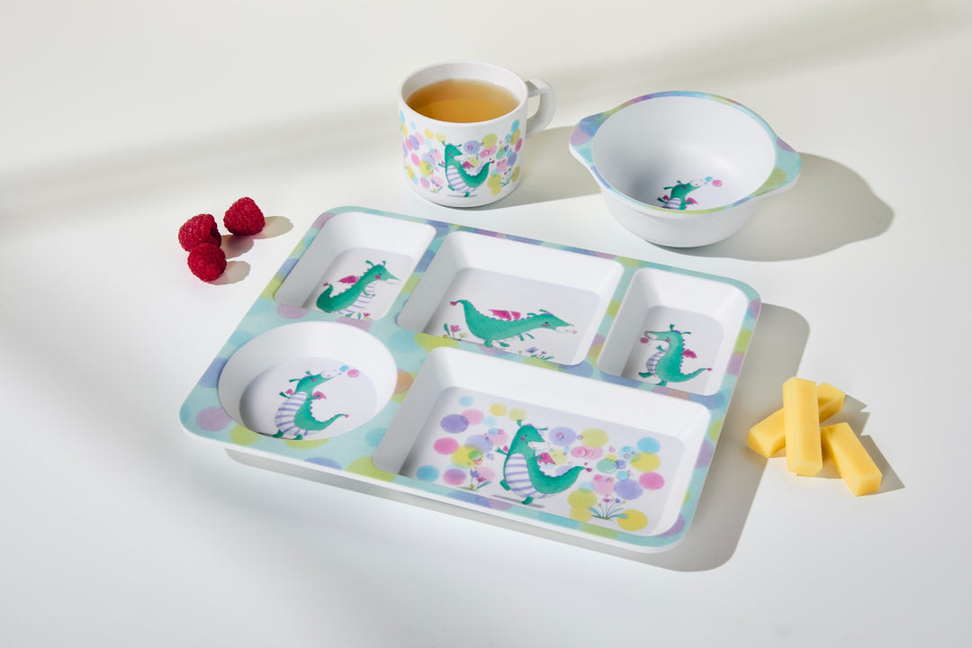 Maxwell &amp; Williams "Jedda Robaard Magical Tales" Dragon Melamine Dinner Set - 3 Piece