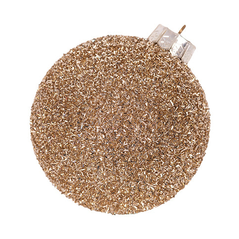Jumbo Champagne Gold Shatterproof Christmas Bauble 