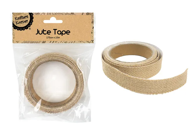 Jute Craft Tape -  2.75cm(W)